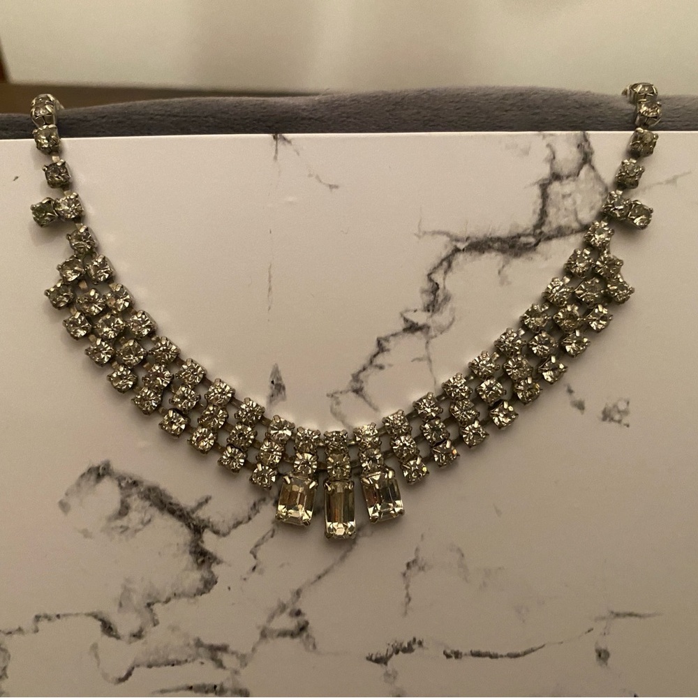 Vintage rhinestone necklace